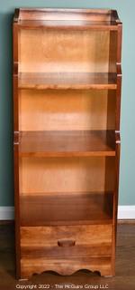 Small Pine Book Shelf. 16" x 10.5" x 24"T