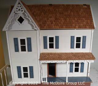 Victorian Dollhouse, Made from Kit. 30" x 22" x 31"