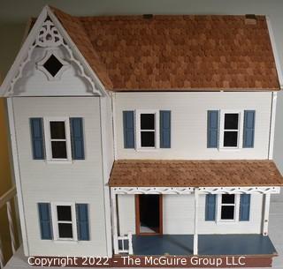 Victorian Dollhouse, Made from Kit. 30" x 22" x 31"