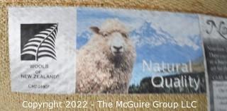 Hand Made Nourison 2000 New Zealand Wool Area Rug  46" X 69".