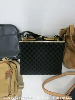 Collection of ladies handbags 