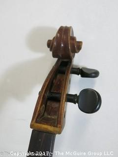 Partial: Vintage German Cello and case; owned by John S. Martin, cellist, National Symphony Orchestra (NSO)