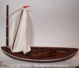 American Girl Caroline's Skiff Sailing Boat For 18" Doll