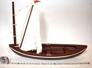 American Girl Caroline's Skiff Sailing Boat For 18" Doll