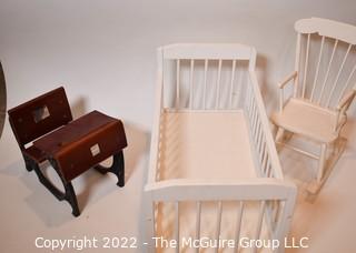 Three (3) Pieces of Doll Furniture.