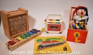 Vintage and Classic Wooden Pre School Children's Toys.