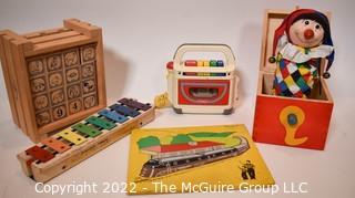 Vintage and Classic Wooden Pre School Children's Toys.