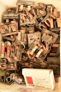 Large Collection of Fuses and Fuse Boxes.  Untested.  See all photos.  Encourage inspection, Tuesday, April 26, 2-4pm 