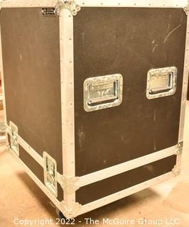 ANVIL Case w/ Foam Inserts on Casters.  Measures 29 x 25 x 34"  