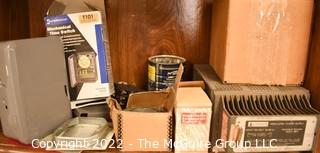 Collection of assorted electrical supplies.  See all photos.  Encourage inspection, Tuesday, April 26, 2-4pm 