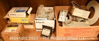 Collection of assorted electrical supplies.  See all photos.  Encourage inspection, Tuesday, April 26, 2-4pm 