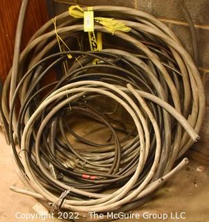 Assortment of Cable.  Numerous types and lengths.  Inspection encouraged