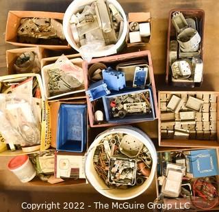 Collection of assorted electrical supplies.  See all photos.  Encourage inspection, Tuesday, April 26, 2-4pm 