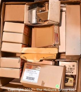 Collection of assorted electrical supplies.  See all photos.  Encourage inspection, Tuesday, April 26, 2-4pm 