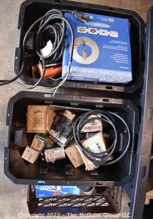 Collection of assorted electrical supplies.  See all photos.  Encourage inspection, Tuesday, April 26, 2-4pm 