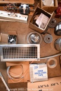 Assorted HVAC Supplies.  See all photos.  Encourage inspection, Tuesday, April 26, 2-4pm 