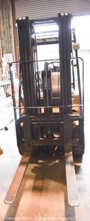 Caterpillar CAT Fork Lift.  Model: G020K  SN AT82C-90877
Hours: 5632 Weight: 7950 lbs.  Lift Capacity: 4000 lbs. Max Height Lift: 130"  Model: GC20K SN:  AT82C-00877 Late pickup - 3pm 