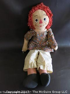 Large 33" Vintage Raggedy Ann Doll 