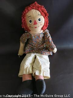 Large 33" Vintage Raggedy Ann Doll 