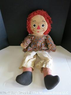 Large 33" Vintage Raggedy Ann Doll 