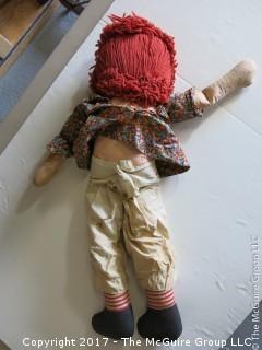 Large 33" Vintage Raggedy Ann Doll 