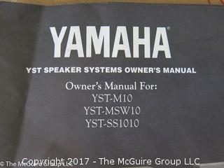 Yamaha Speaker System; YST-M10, YST- MSW10 and YST-SS1010