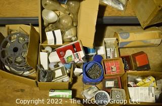 Collection of assorted electrical supplies.  See all photos.  Encourage inspection, Tuesday, April 26, 2-4pm 