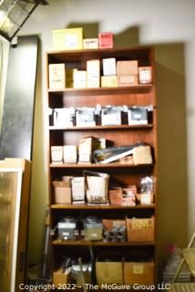 (7) Shelves of NIB Light Fixture parts.  Encourage inspection 