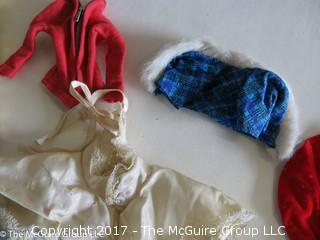 Vintage Doll Clothes for Barbie, not tagged as Barbie but of high quality, some with zippers. SEE ALL THE PHOTOS