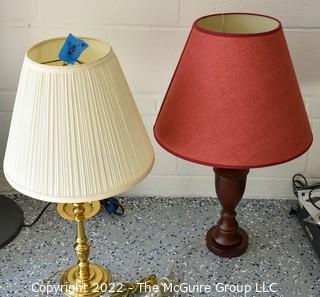 Two (2) Table Lamps. 