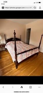 Queen Size 4 Poster Bed