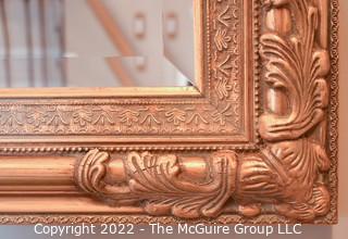 Carved Gilt Wood Wall Mirror.  33" x 37".