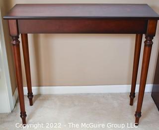 Bombay Company Veneer Bookmatch Console or Side Table.  12" x 32"L x 29"T.