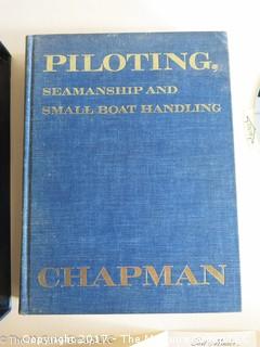 Book: "Piloiting, Seamanship and Small Boat Handling" by Chapman; plus navigational tools 