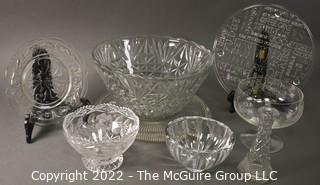 Collection of glass servingwares