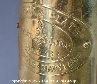 Eclectic group including Yacht Lamp and several Silver Business card Cases