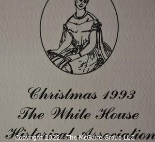 Six (6) White House Historical Association Holiday Christmas Ornaments: 1993, 1994, 1997, 1998, 2009, 2011, 