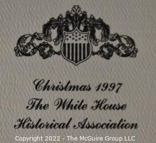 Six (6) White House Historical Association Holiday Christmas Ornaments: 1993, 1994, 1997, 1998, 2009, 2011, 