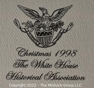 Six (6) White House Historical Association Holiday Christmas Ornaments: 1993, 1994, 1997, 1998, 2009, 2011, 