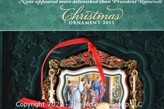 Six (6) White House Historical Association Holiday Christmas Ornaments: 1993, 1994, 1997, 1998, 2009, 2011, 