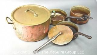 Heavy Copper Cookware, Needs Re Tinning