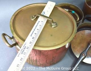 Heavy Copper Cookware, Needs Re Tinning