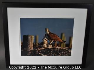 Original framed Photograph of Roger Jackson. Measures 18 x 22"