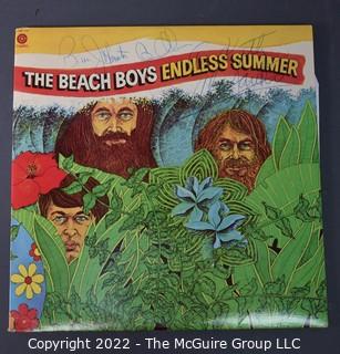 The Beach Boys Endless Summer Vinyl Record Album with Autographs