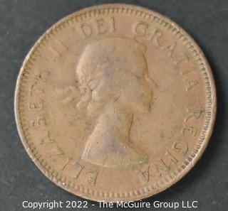 1953 Canadian Cent.  Consignor notes possible error coin.  You decide