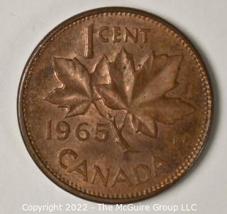 1965 Canadian Cent.  See Consignor Notes. You decide