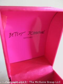 NIB Ladies "Betsey Johnson" watch