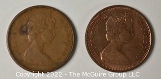 (2) Canadian Cents.  See Consignor notes. You decide