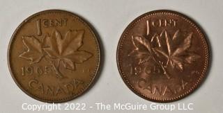 (2) Canadian Cents.  See Consignor notes. You decide