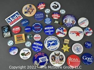 Collection of Vintage Political Campaign Buttons